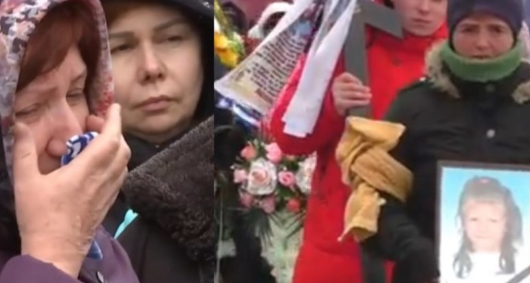 Марійку одягнули в біле плаття: На Херсонщині поховали вбuту 7-річну дівчинку, попрощатися прийшло ледь не все село (Відео)