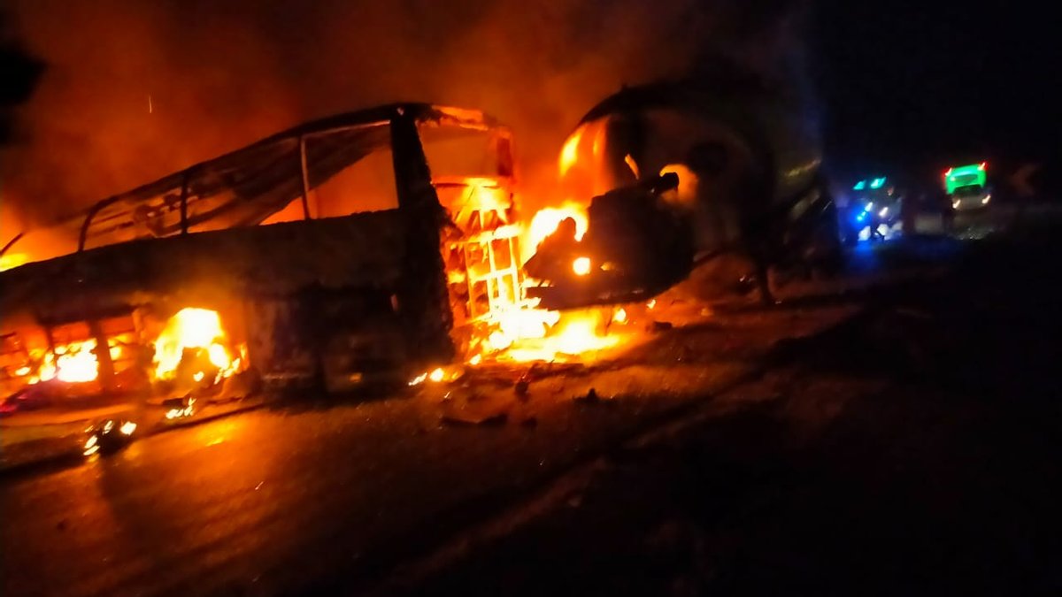 У Єгипті автобус потрапив у ДТП: 20 людей згоріли живцем – фото, відео