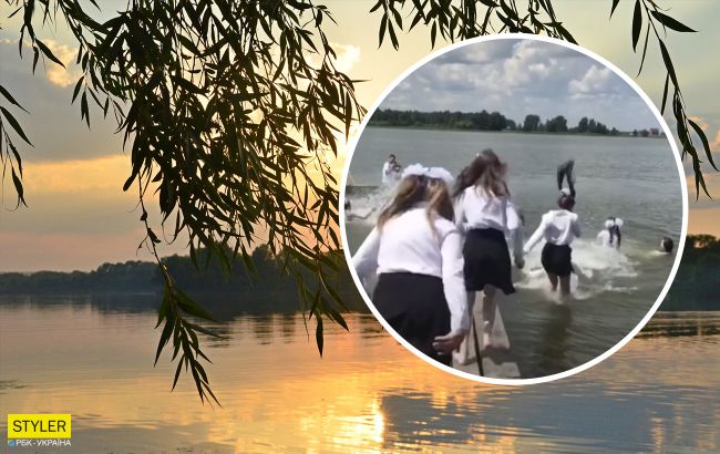 Під Рівним школярки оригінально відсвяткували завершення навчання: у мережі відео стало популярним