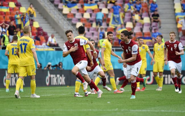 Україна програла Австрії і посіла третє місце в групі C. шанси вийти в плей-офф ще є