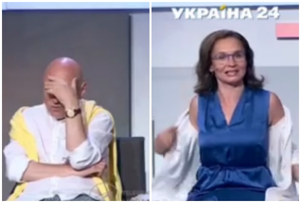 Екс-“регіонал” Добкін змусив роздягнутися нардепку від “Голосу” під час ефіру. Відео