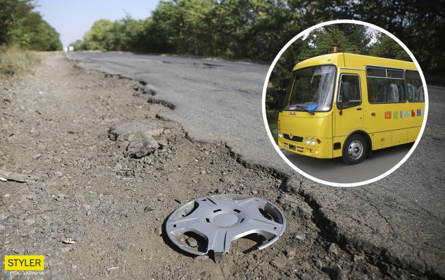 У мережі показали “вбиту” українську дорогу, якою возять до школи дітей: зарості в джунглях