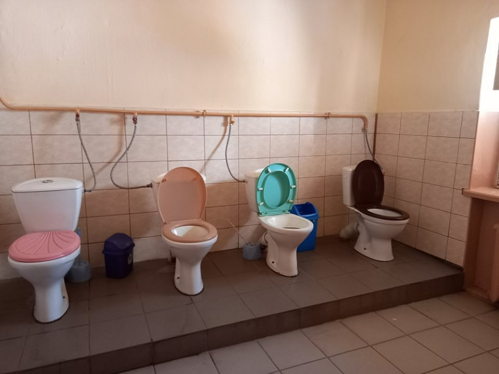 Ніякої приватності. У прикарпатській школі дітям поставили чотири унітази й жодної перегородки (ФОТО)