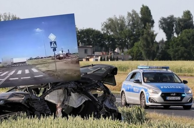 Автотроща в Польщі: зіткнулися вантажівка та легкове авто, п’ятеро людей загинуло (ВІДЕО)