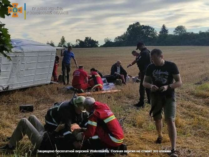 Водій заснув за кермом: подробиці автотрощі на Волині