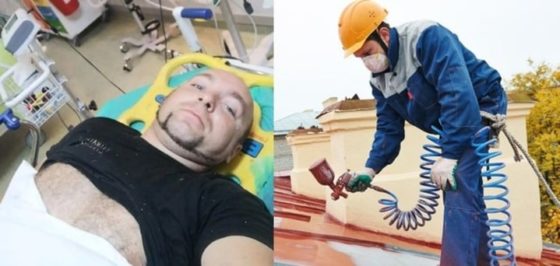 У Польщі українець упав з даху та зламав хребта: дружина просить всіх небайдужих про допомогу