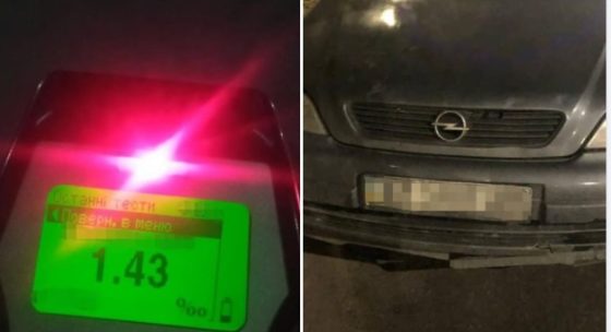 У Франківську патрульні зупинили п’яного водія, який перевозив жінку та 1-річну дитину (ФОТО)