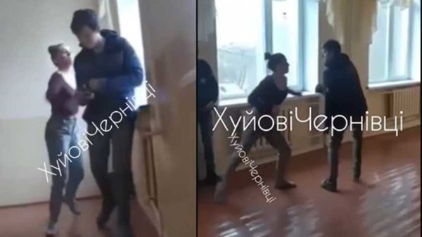 На Буковині школярка жорстоко побилася з іншим учнем: шокуючі відео