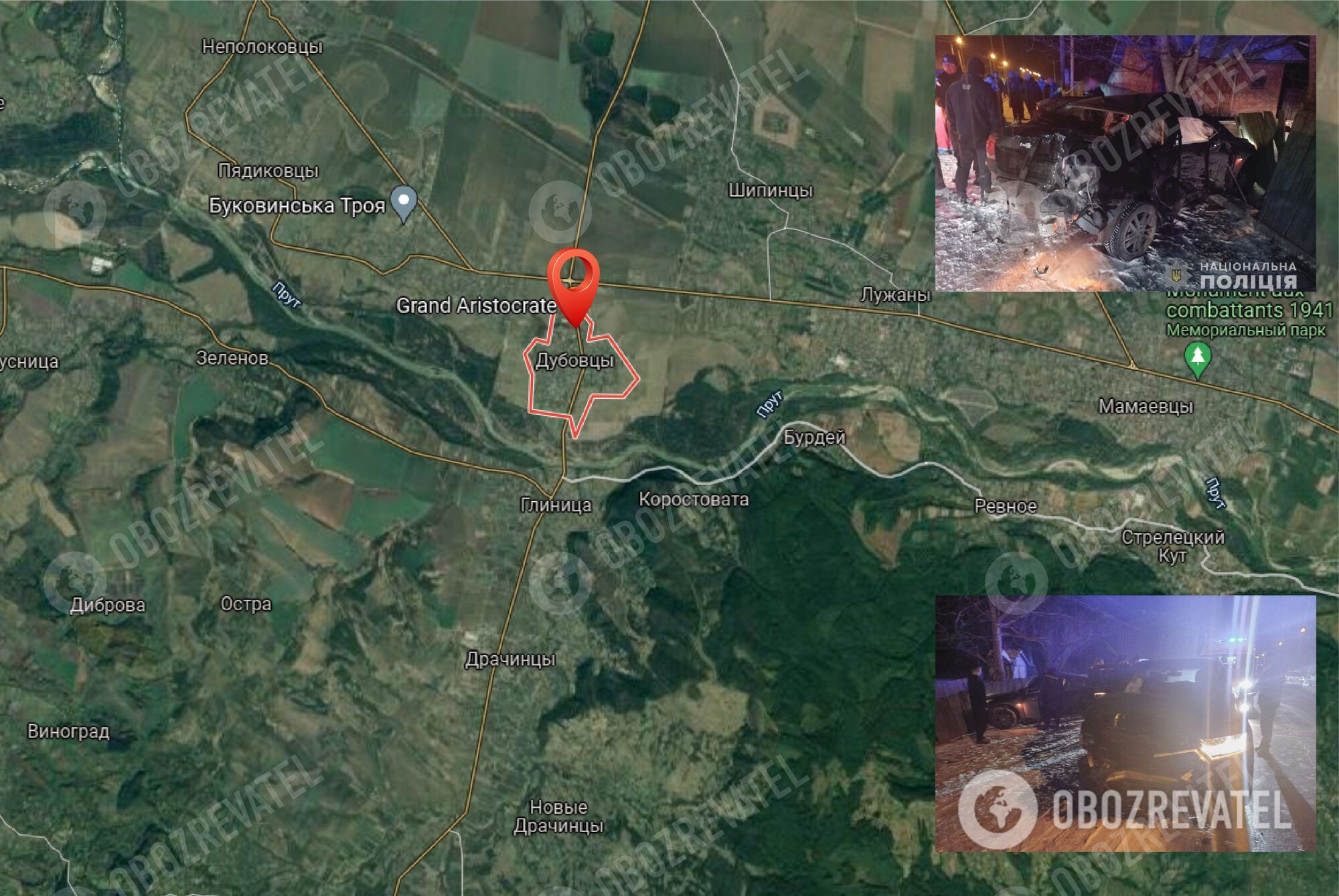 Аварія сталася у селі Дубівці