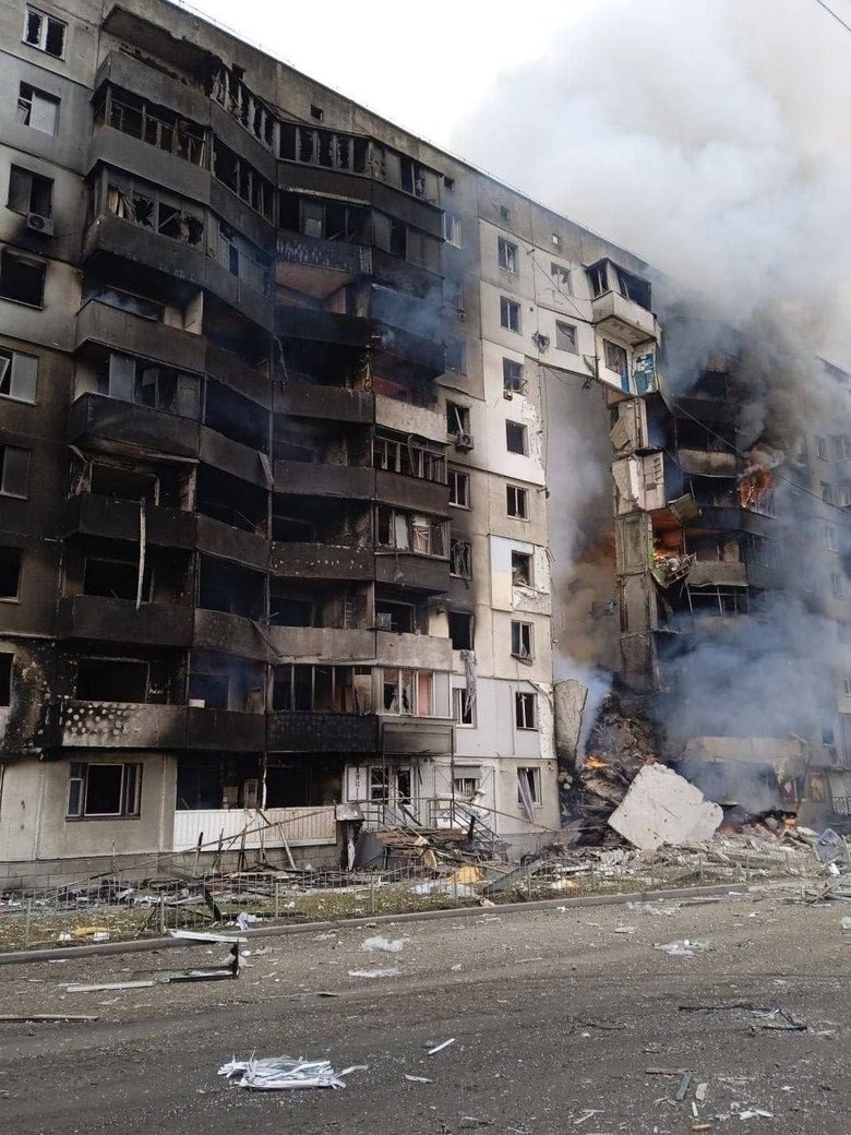 Бородянка після ракетного обстрілу. ФОТО