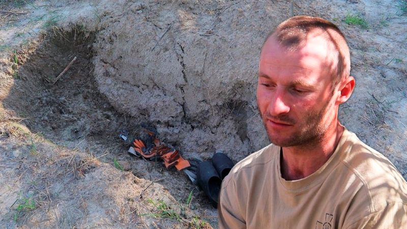 На Чернігівщині чоловік вибрався з могили після того, як його розстріляли росіяни