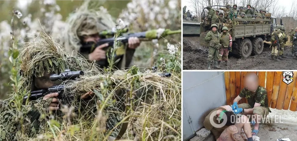Білоруські добровольці в Україні полонили російського снайпера. Відео