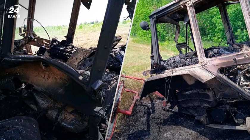 Біля Харкова на невідомій вибухівці підірвався трактор: водій загинув на місці