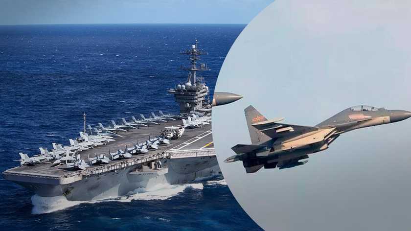 Чотири літаки Китаю увійшли в зону ППО Тайваню: США стягують авіаносці