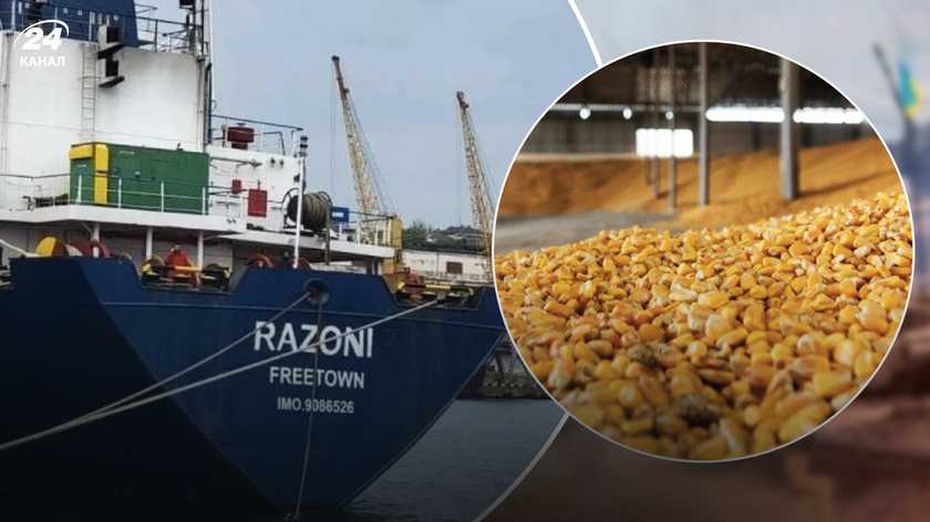 Покупець відмовився прийняти українське зерно, що прибуло на судні RAZONI в Ліван