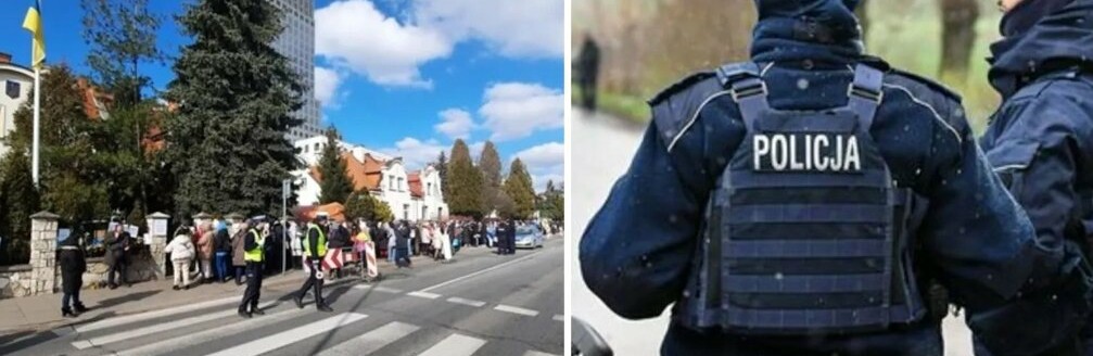 “Чоловіки-українці, повертайтеся додому”: шокуюча акція із підпалом людини біля українського генконсульства у Польщі