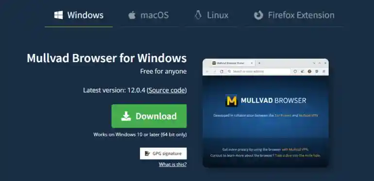 Розробники Tor анонсували безпечний браузер Mullvad з власним VPN
