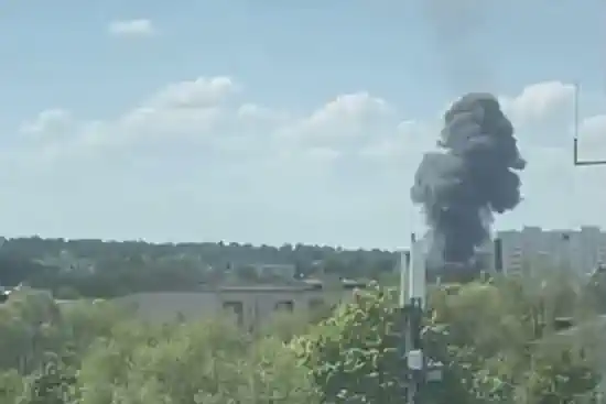 На поки що російській Брянщині розбився вертоліт (відео)