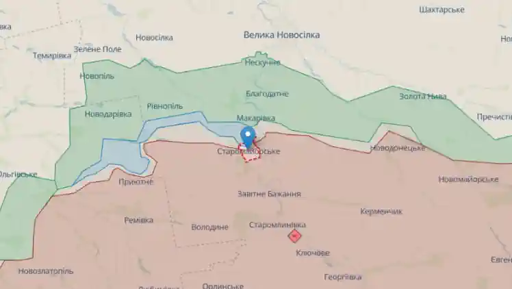 Українські військові звільнили Старомайорське
