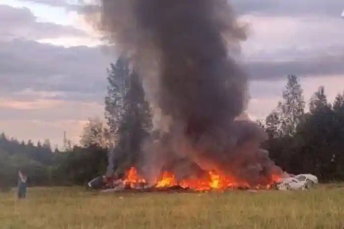 У Росії розбився літак, який ймовірно належав Пригожину