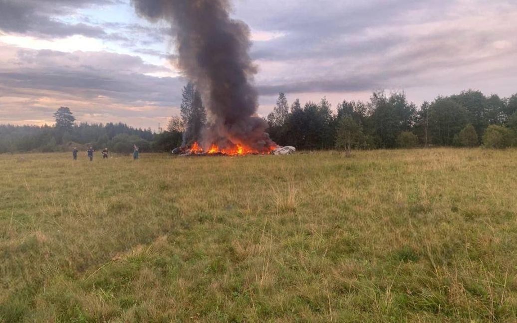 В РФ розбився літак з Пригожиним: що відомо