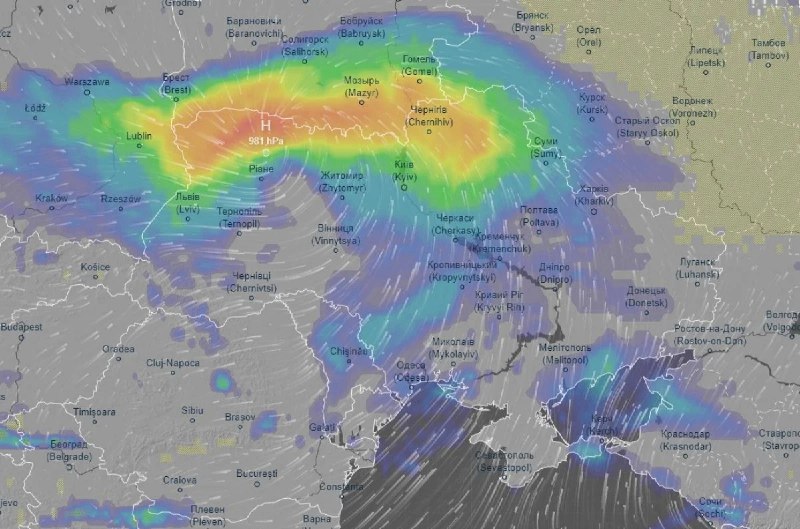 Злива, потоп і вітер 30м/с: в Україну йде справжній Армагеддон