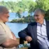 Лукашенко и “путин” сидят на острове и изображают работу мысли
